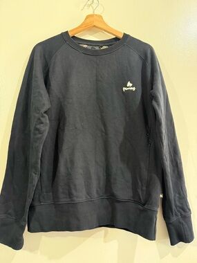 Money Men's Black Crewneck Sweatshirt with Small Embroidered Logo